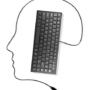 Charte informatique inquiétante clavier